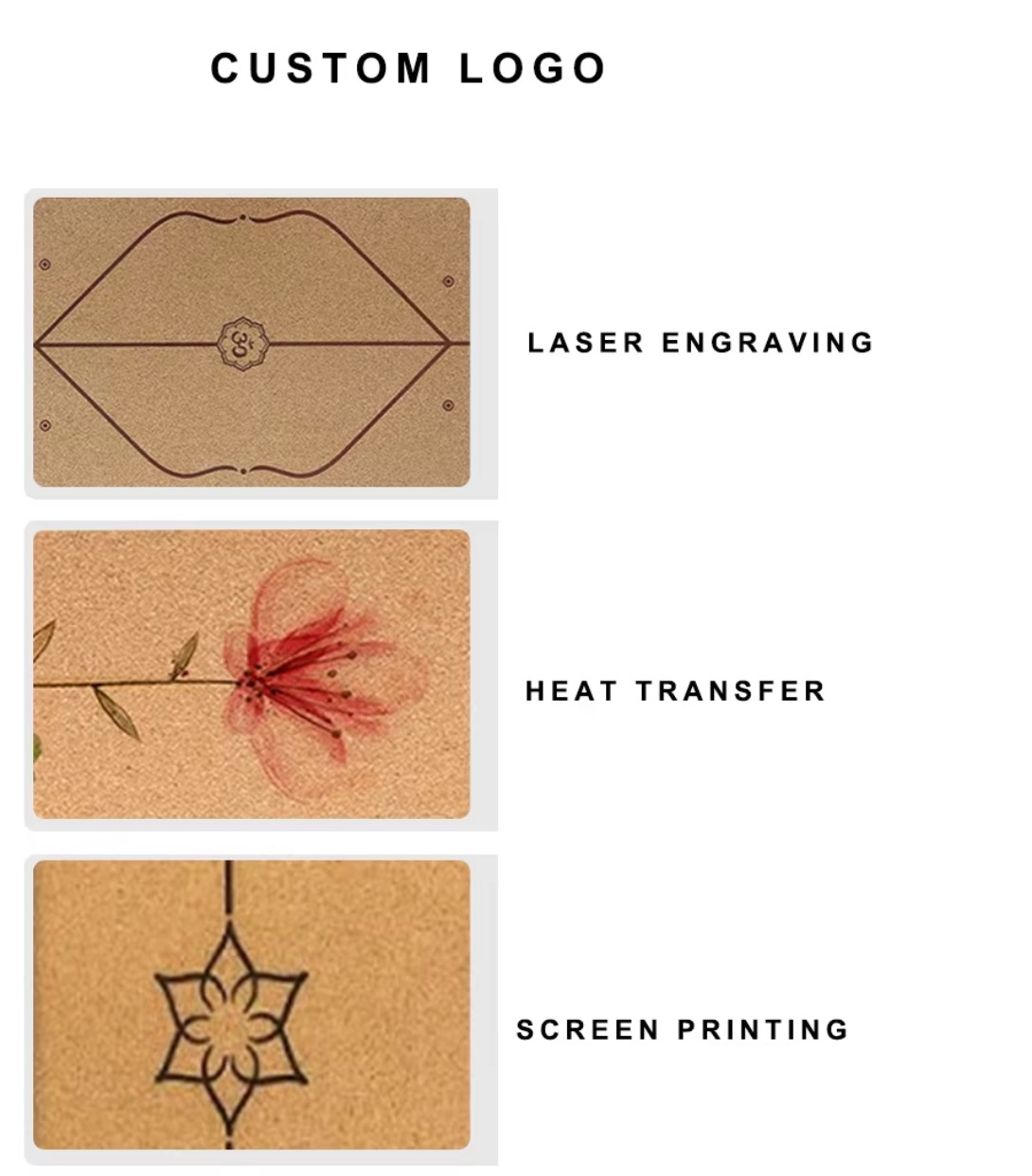 Anti Slip Durable Factory Price Cork Yoga Mat 