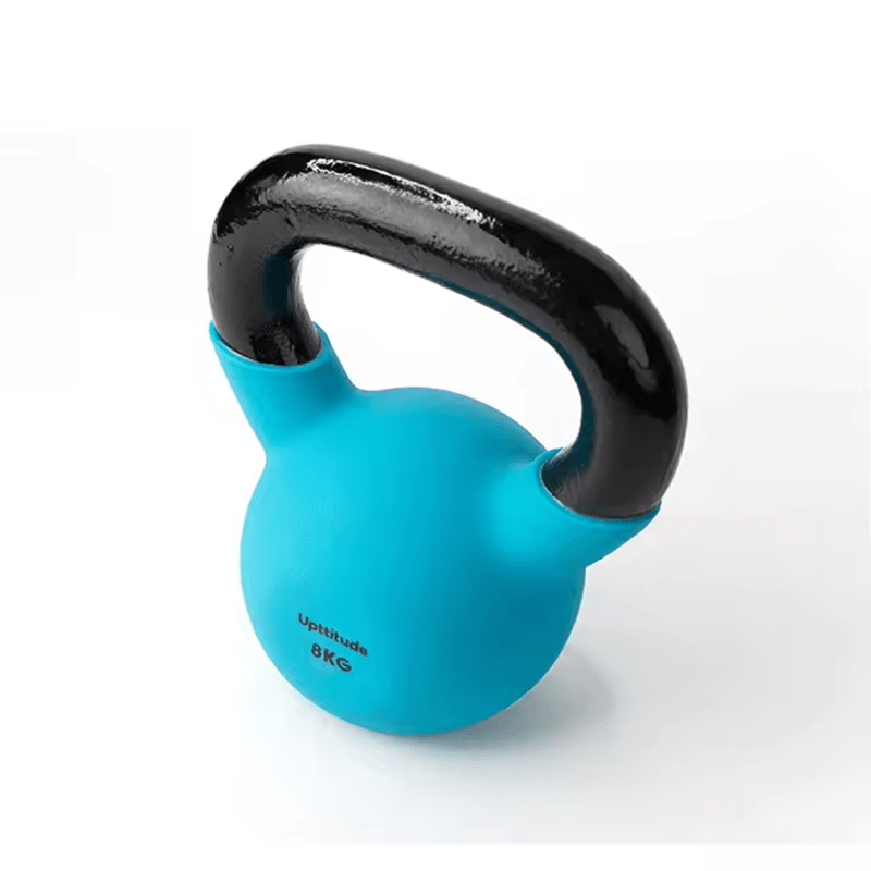 Coated Cast Iron Kettlebell With Color Rings