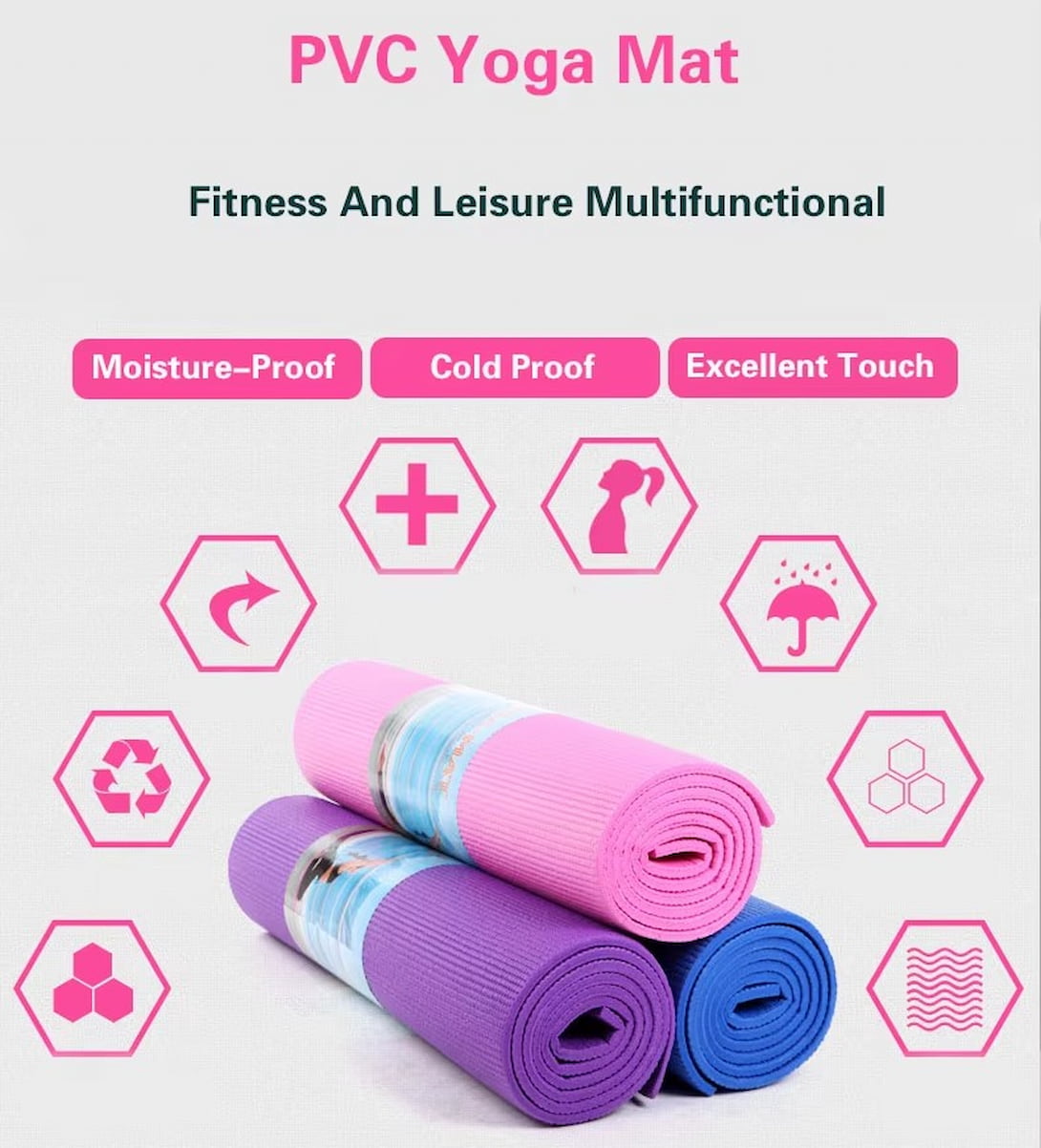 hick Cushioned Yoga Mat for Joint Support