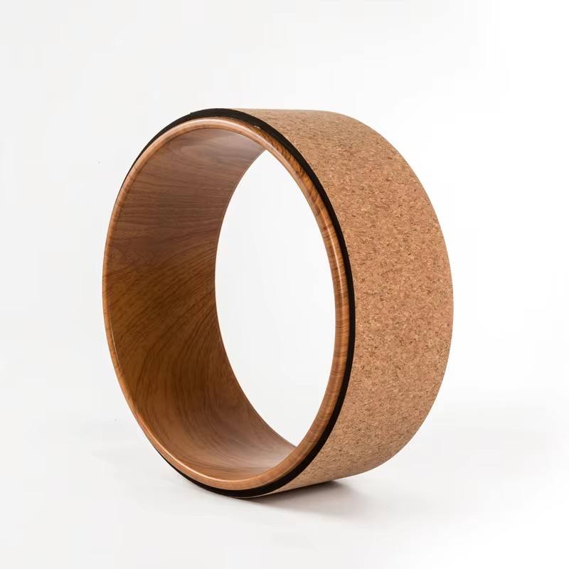 eco friendly yoga wheel cork