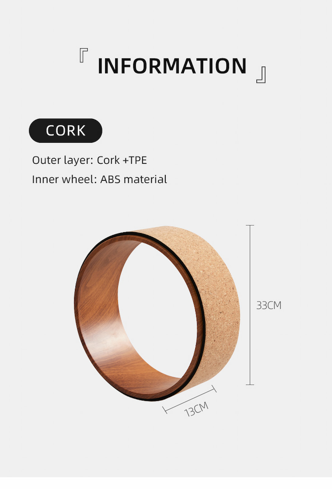 Back Open Pilates Yoga Wheel