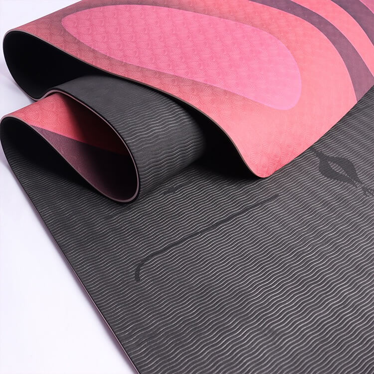 Bulk Custom TPE Yoga Mats with Edge-to-Edge Printing