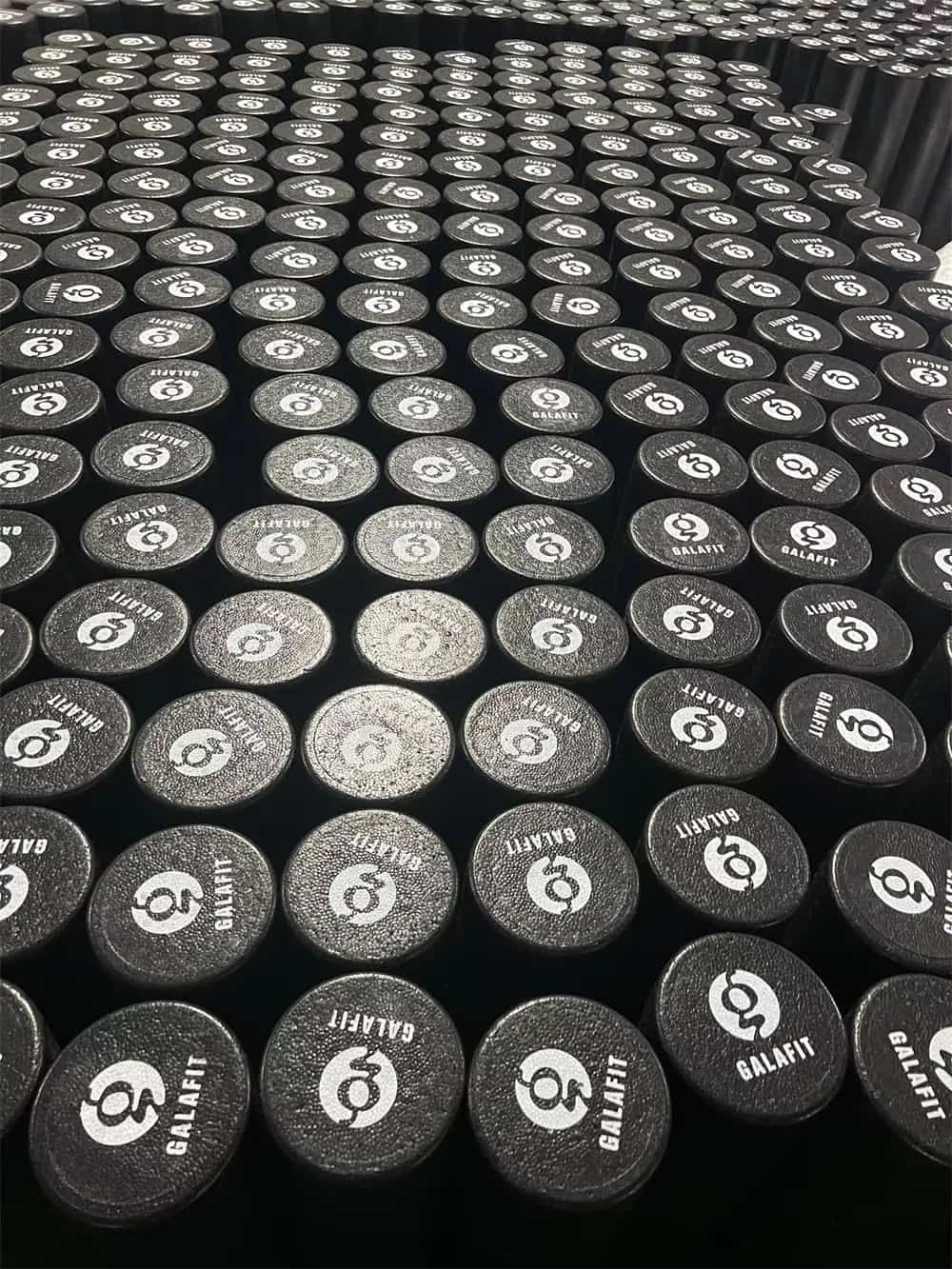 High-density foam roller in Black